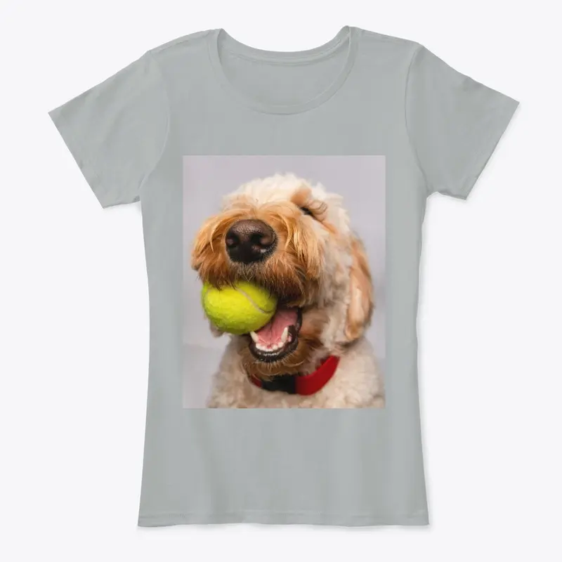 Dog with a Tennis