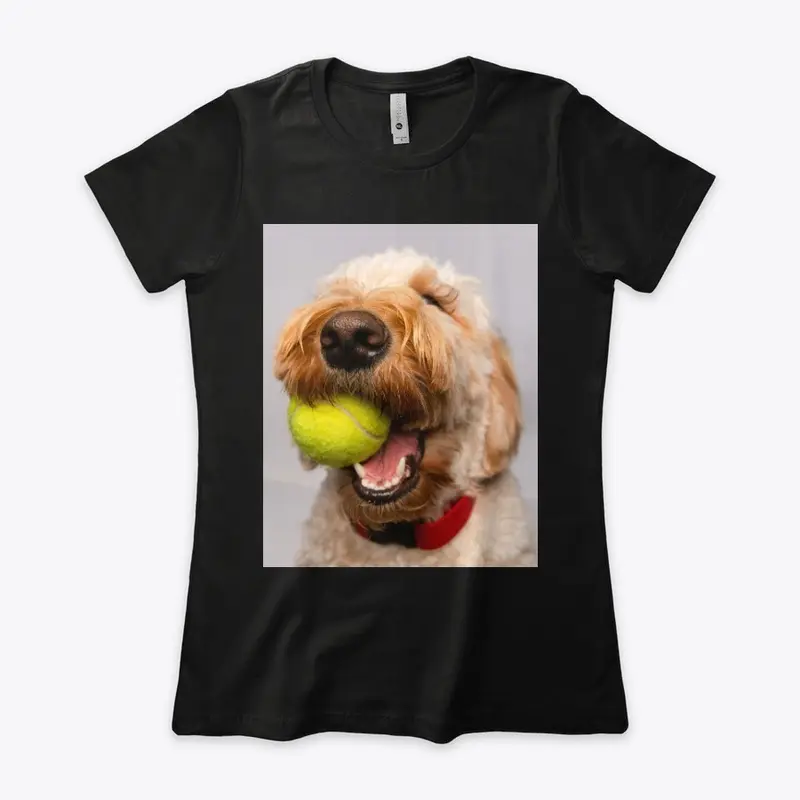 Dog with a Tennis